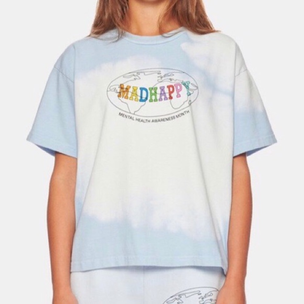 Madhappy mental health awareness boxy tee